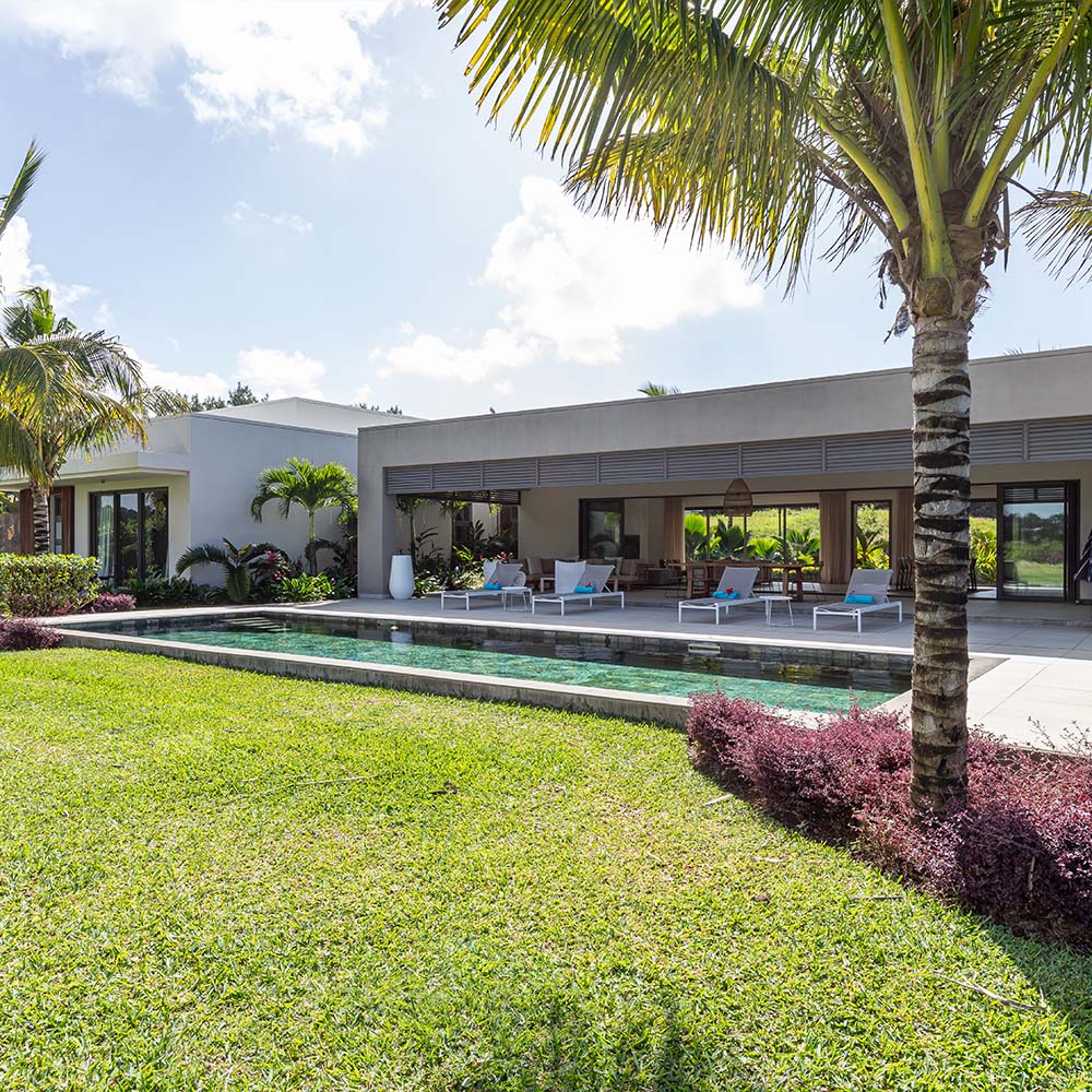 Location de la villa Cozy, 4 chambres sur l'Anahita Golf Club, Île Maurice